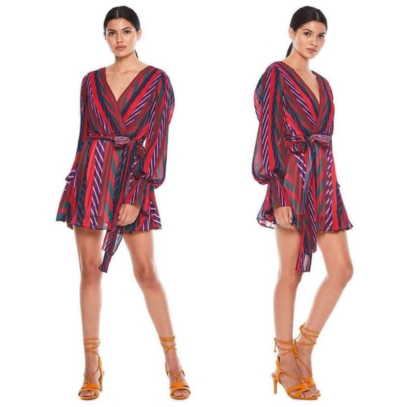 TALULAH Sugar and Spice Pleated Mini Dress - Picture 2 of 16